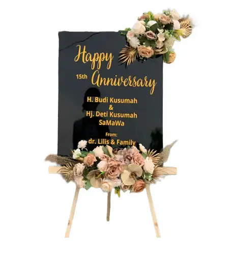 Papan Bunga Akrilik Batu Sopang