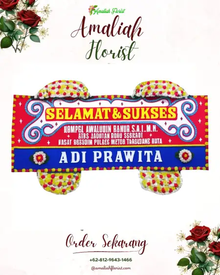 Papan Bunga Ucapan Selamat Batu Sopang